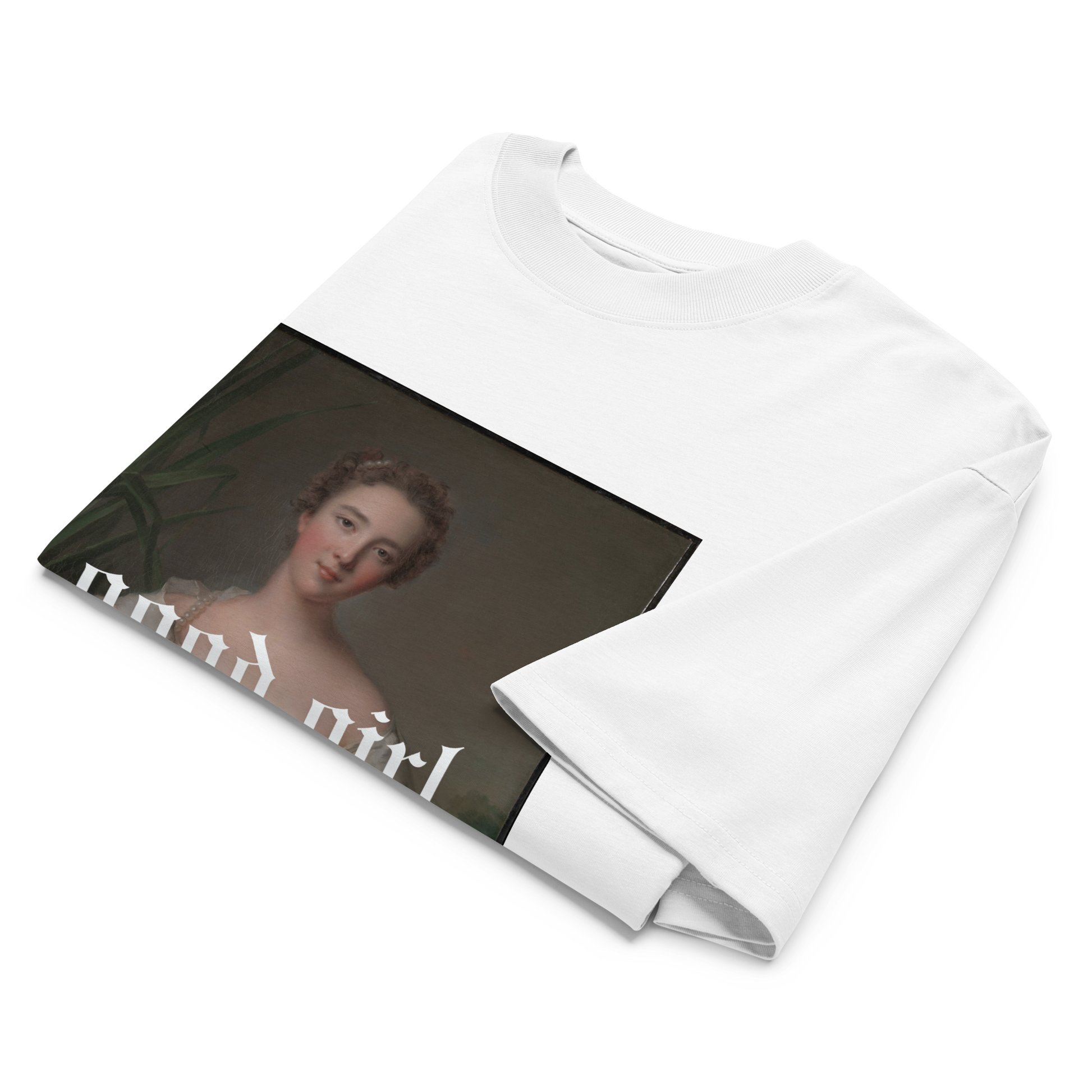 Good Girl Organic Oversized Tee in White