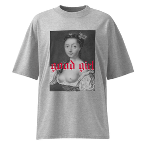 Good Girl Organic Oversized Tee in Heather