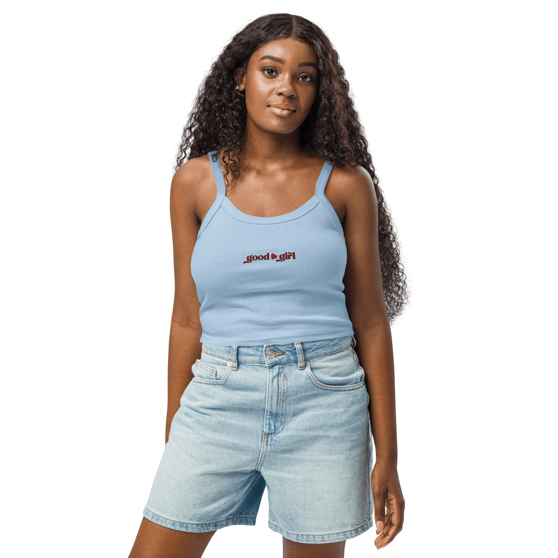Good Girl Baby Tank with Retro Red Icing