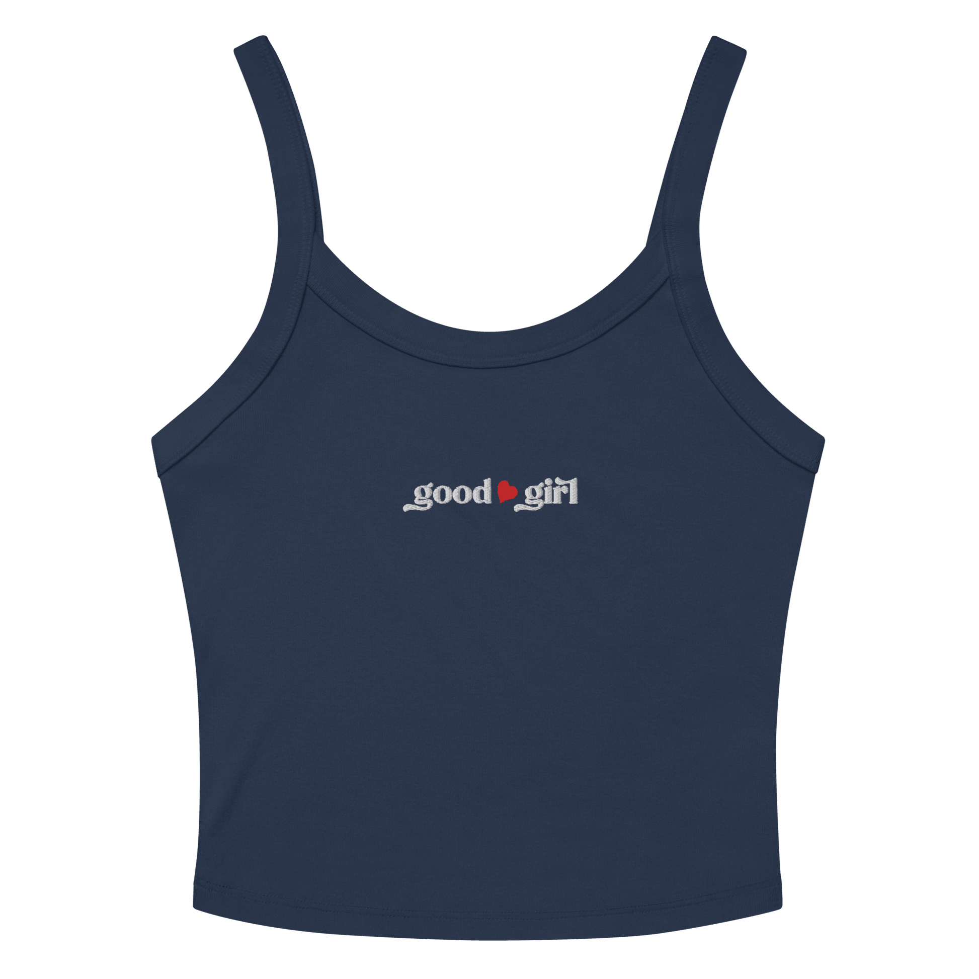 Good Girl Baby Tank in French Navy