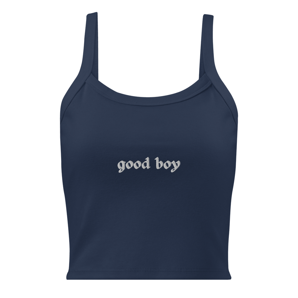 Good Boy Baby Tank in French Navy
