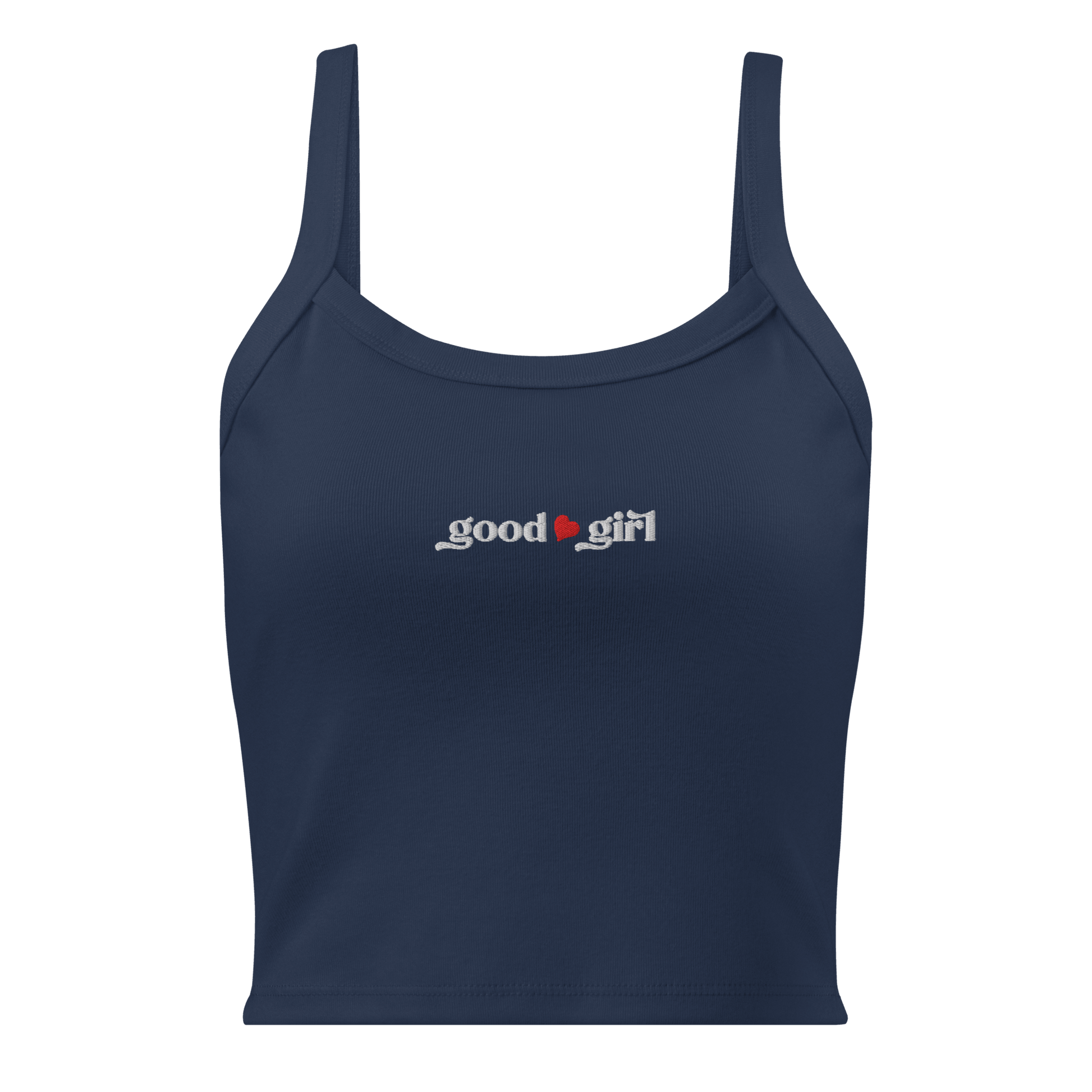 Good Girl Baby Tank in French Navy